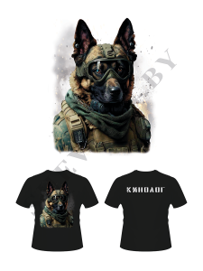 майка с DTF-печатью Кинолог